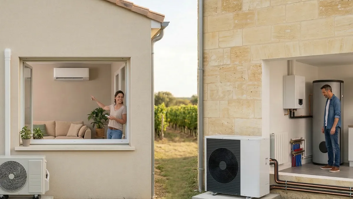 PAC air-air ou air-eau : quelle pompe à chaleur choisir ?