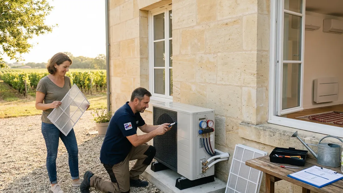 Entretien climatisation réversible : guide et prix 2026